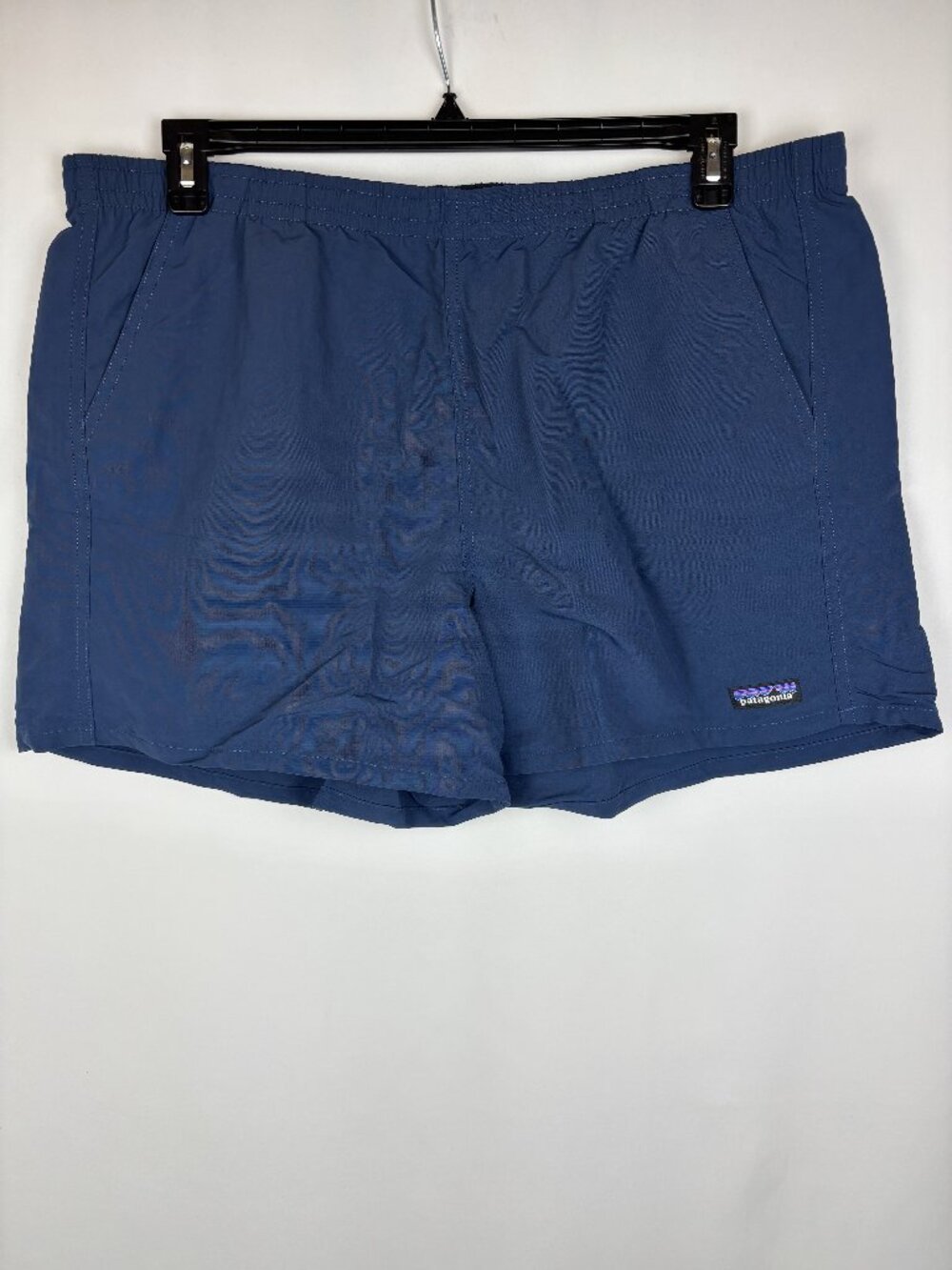 XL Patagonia Navy Blue 100% Nylon Lightweight Active Shorts Drawstring Short NWT